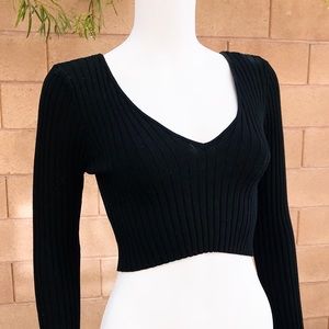 Long Sleeve Crop Top